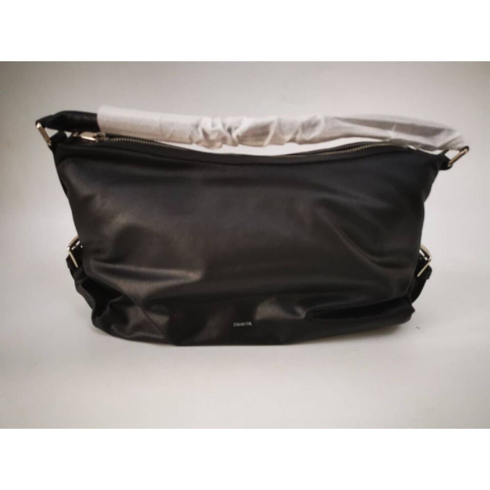 STAND OIL Mushy Bag Women's Shoulder Bag Black Underarm Bag